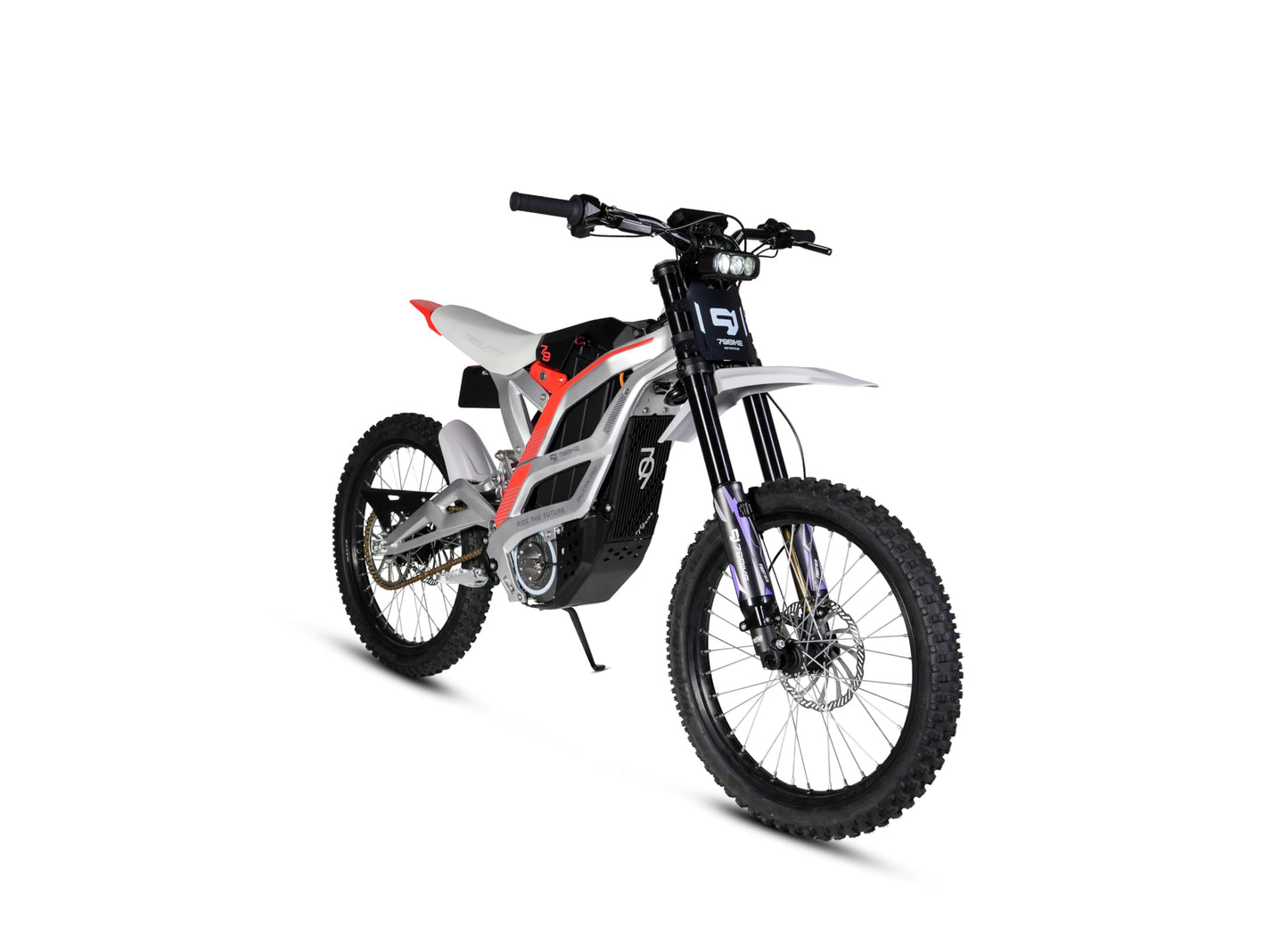 Electric Dirt Bike for Adult, Falcon Pro Platinum, 72V/35AH/10000W(Peak) Motor Ebike, 53MPH Max Speed, 410N.m Max Torque, 3.5h Fast Charging, Off-road 19" Tires, Hydraulic Disc Brake E-Motorcycle