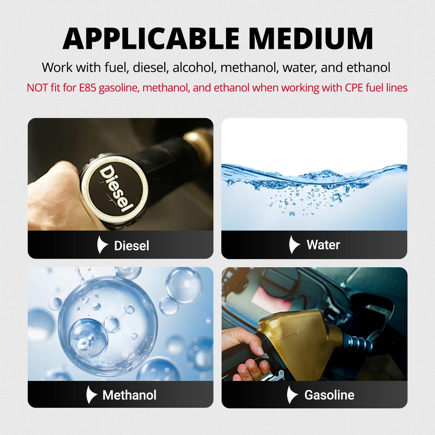 EVIL ENERGY 20 Gallon Fuel Cell Gas Tank Aluminum with Level Sender Street Drift Black