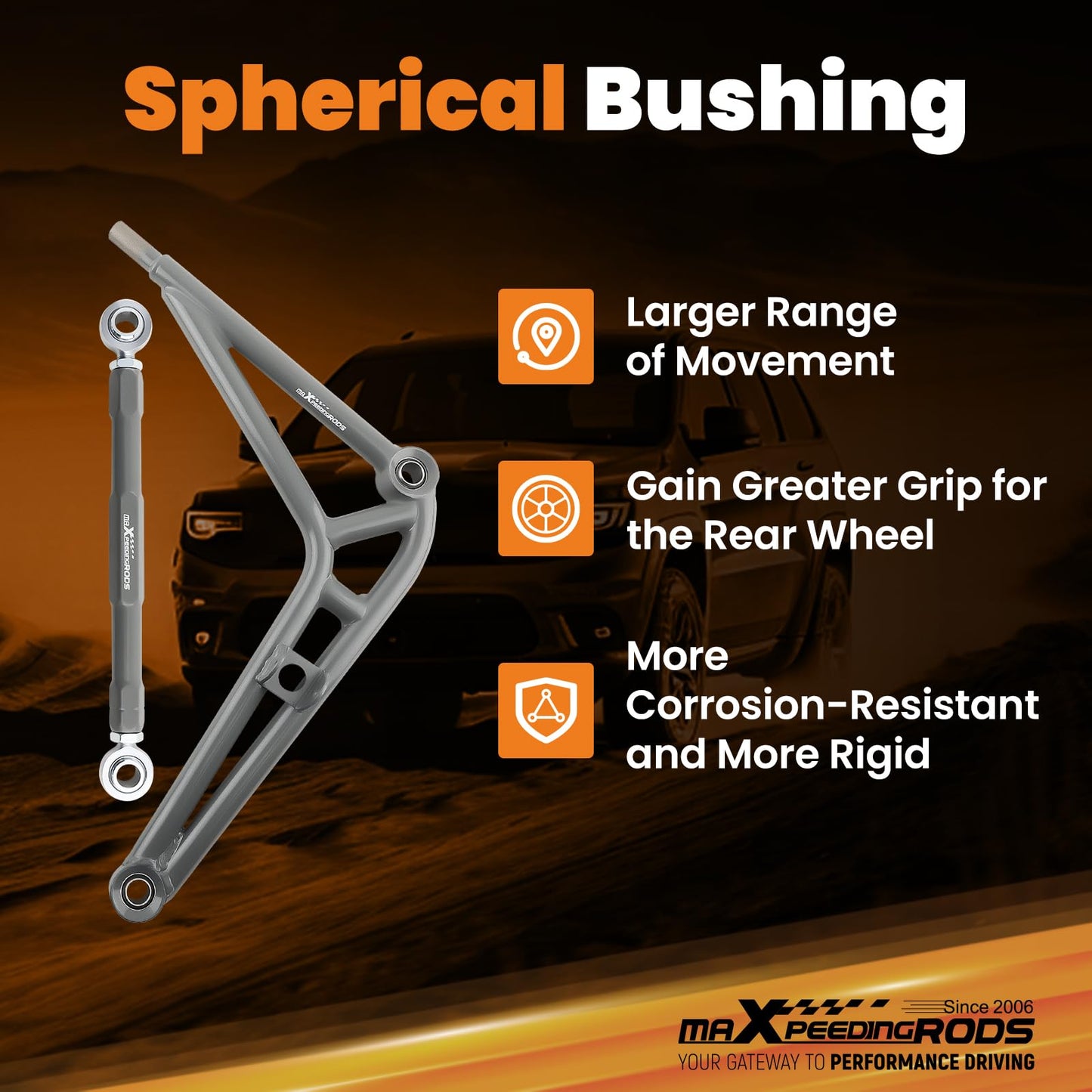 maXpeedingrods for BMW E36 Front Steering Adjustable Drift Lower Control Arm Wide Angle Kit