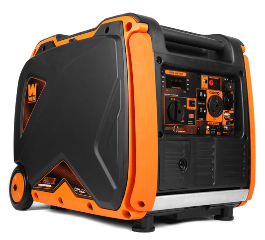 WEN DF450i Super Quiet 4500-Watt Dual RV-Ready Portable Inverter Generator with Fuel Shut-Off