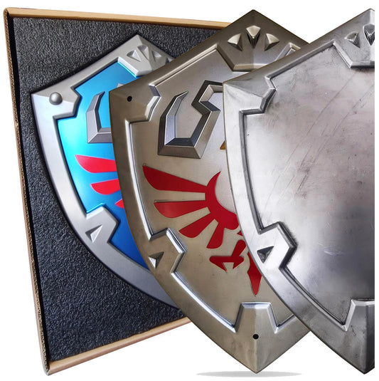 Exclusive 2.0 Edition Rome Elf Shield Real Metal Knight Master Shield Full Size Costume Props Blue