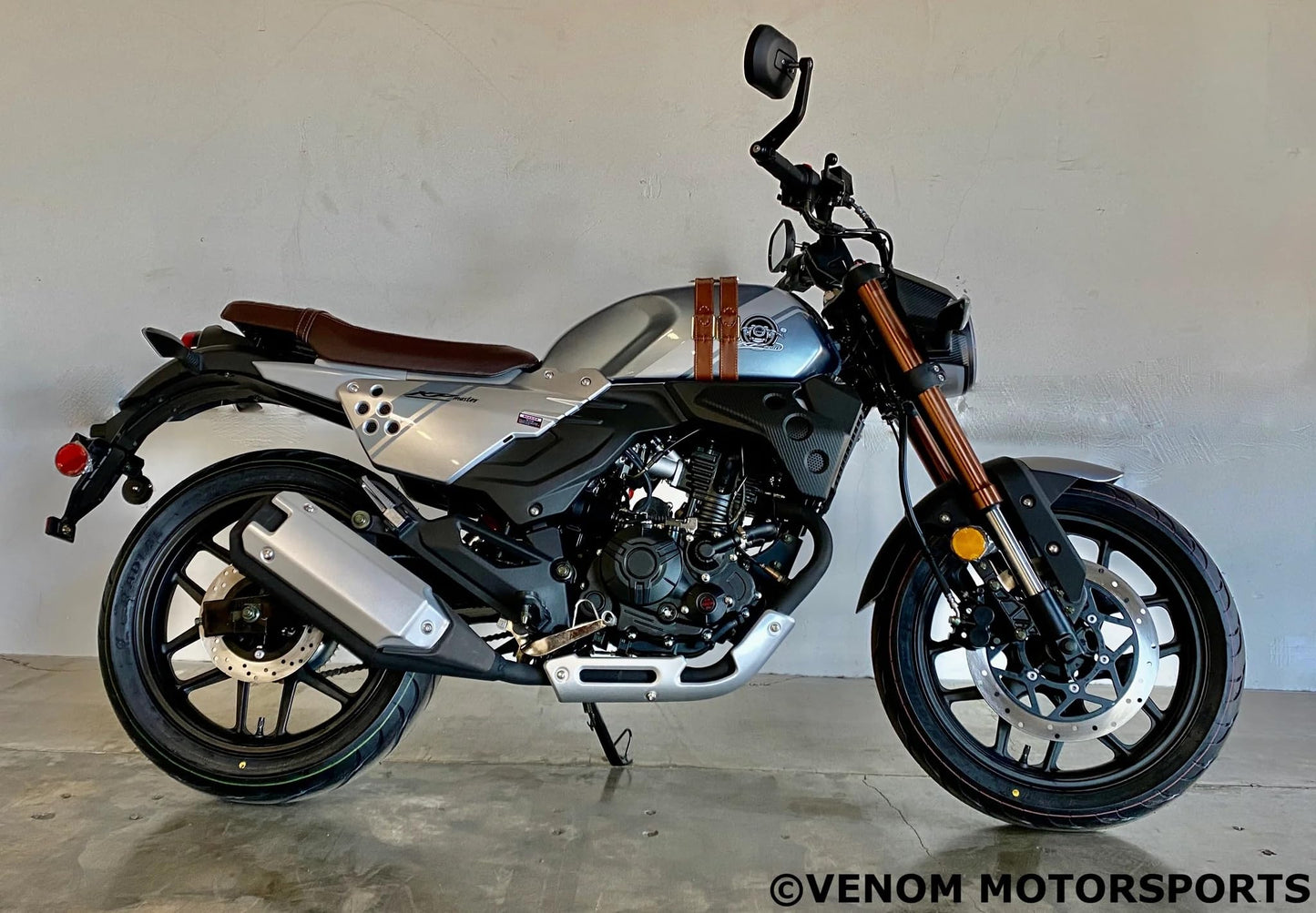 BELMONTE BIKES Lifan KPM 200 Blue Adult Motorcycle Cafe Racer 200cc Gas Street Motorcycle Electric Fuel Injection 17HP 6 Speed Made by Lifan