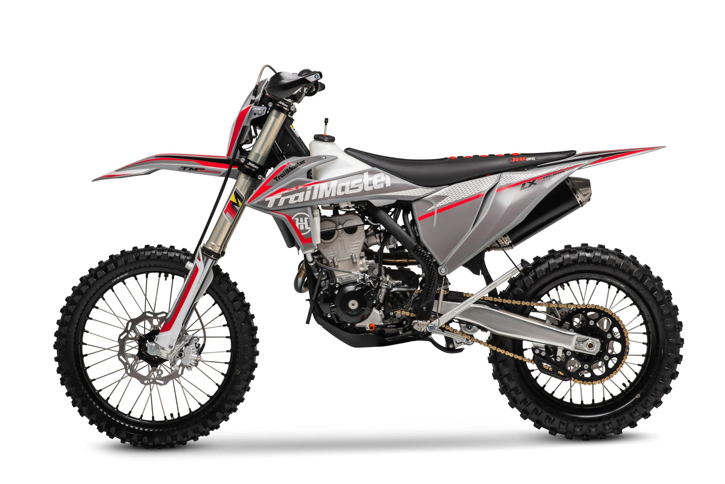 Trailmaster JHL Pro-Series High-Performance LX300 PRO Racing Ready Mid-Size Electric Start Dirt Bike (Red)