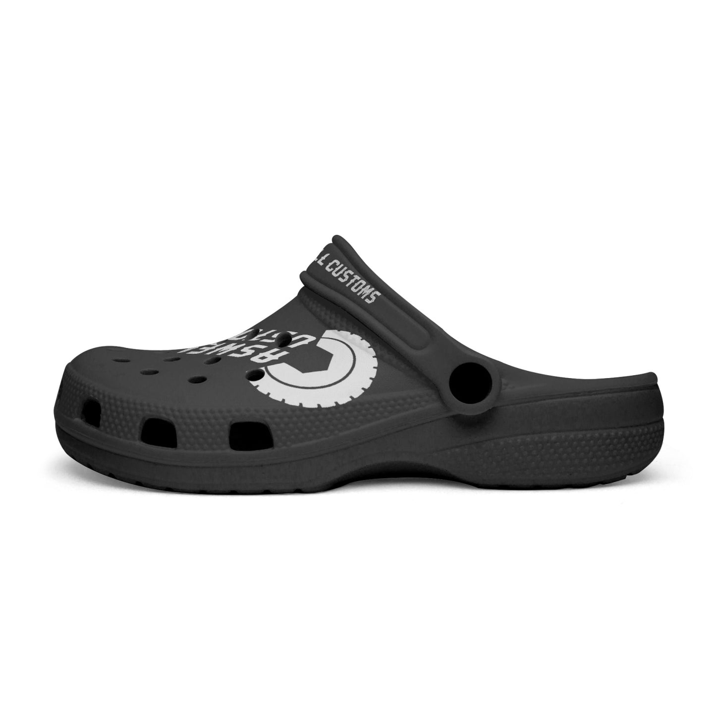 Caswell Customs Black Clogs